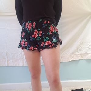 Fit and flare shorts